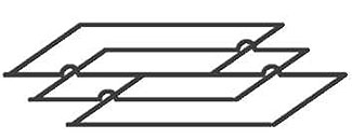 Clip art graphic - three overlapping squares, representing a loop detector