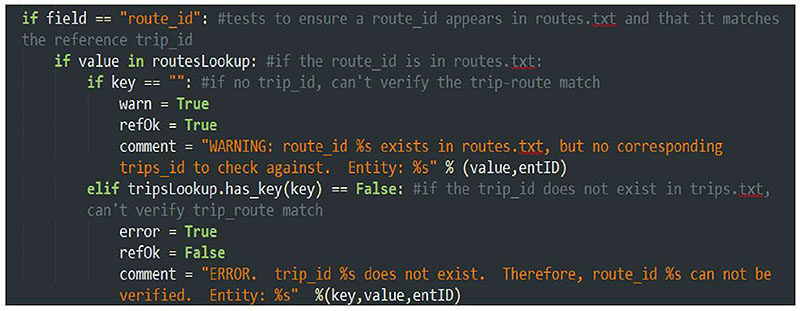 Author relevant description: This box contains a graphic showing example software code in a text editor tool.