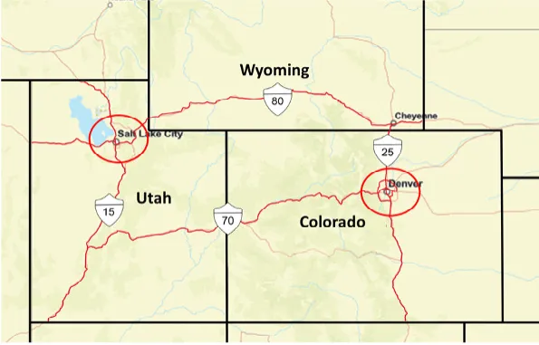 CTW Deployment Area Map