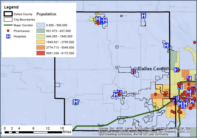 HIRTA ITS4US Health Connector Site Deployment Map 