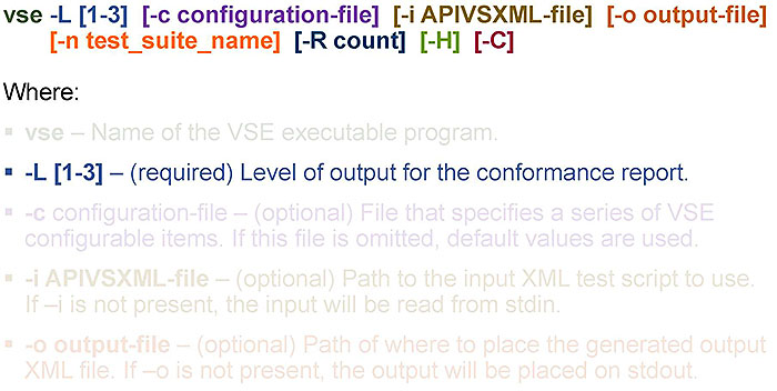 Command-Line Interface (CLI) of the APIVS Software. Please see the Extended Text Description below.