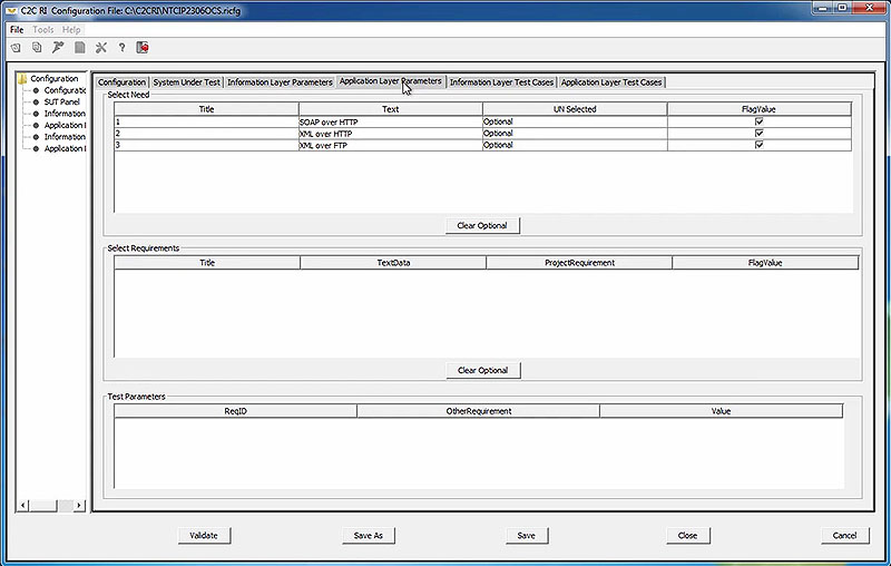 Configure the Needs and Requirements to Test - frame 4 of 8. Please see the Extended Text Description below.